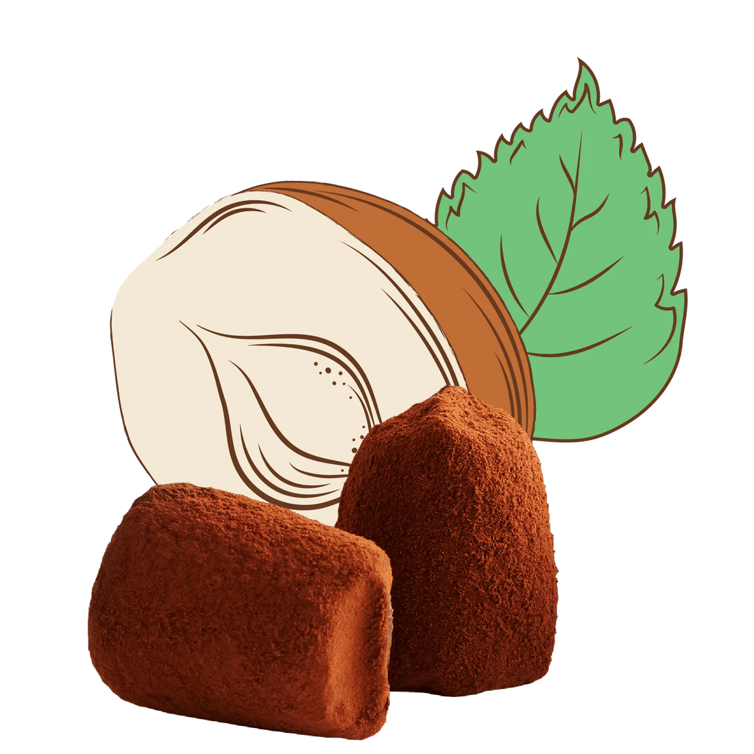 Hazelnut Chocolate Truffles - bulk