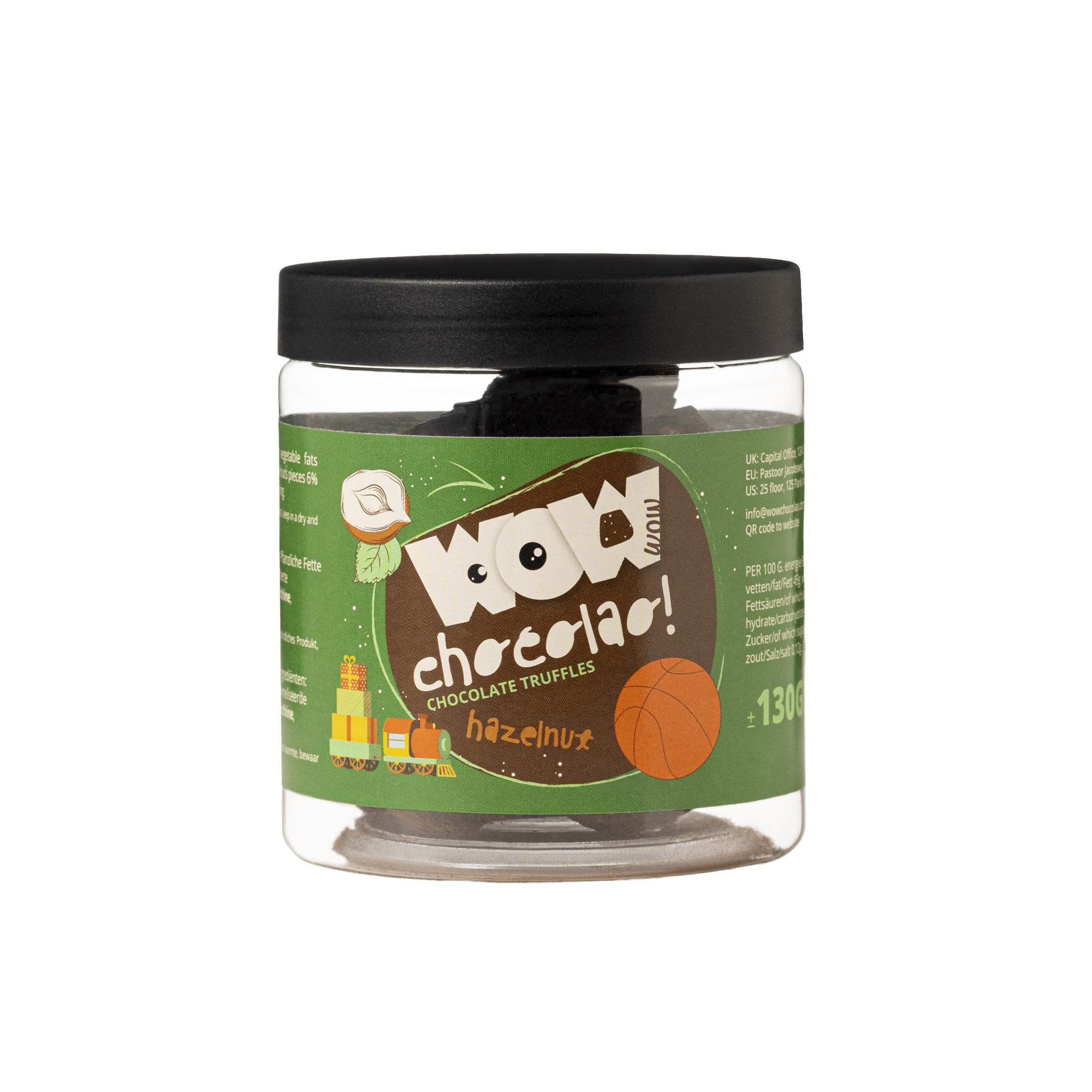 Hazelnut Father’s Day Truffles Gift Jar 130g | Gourmet Gift Chocolate