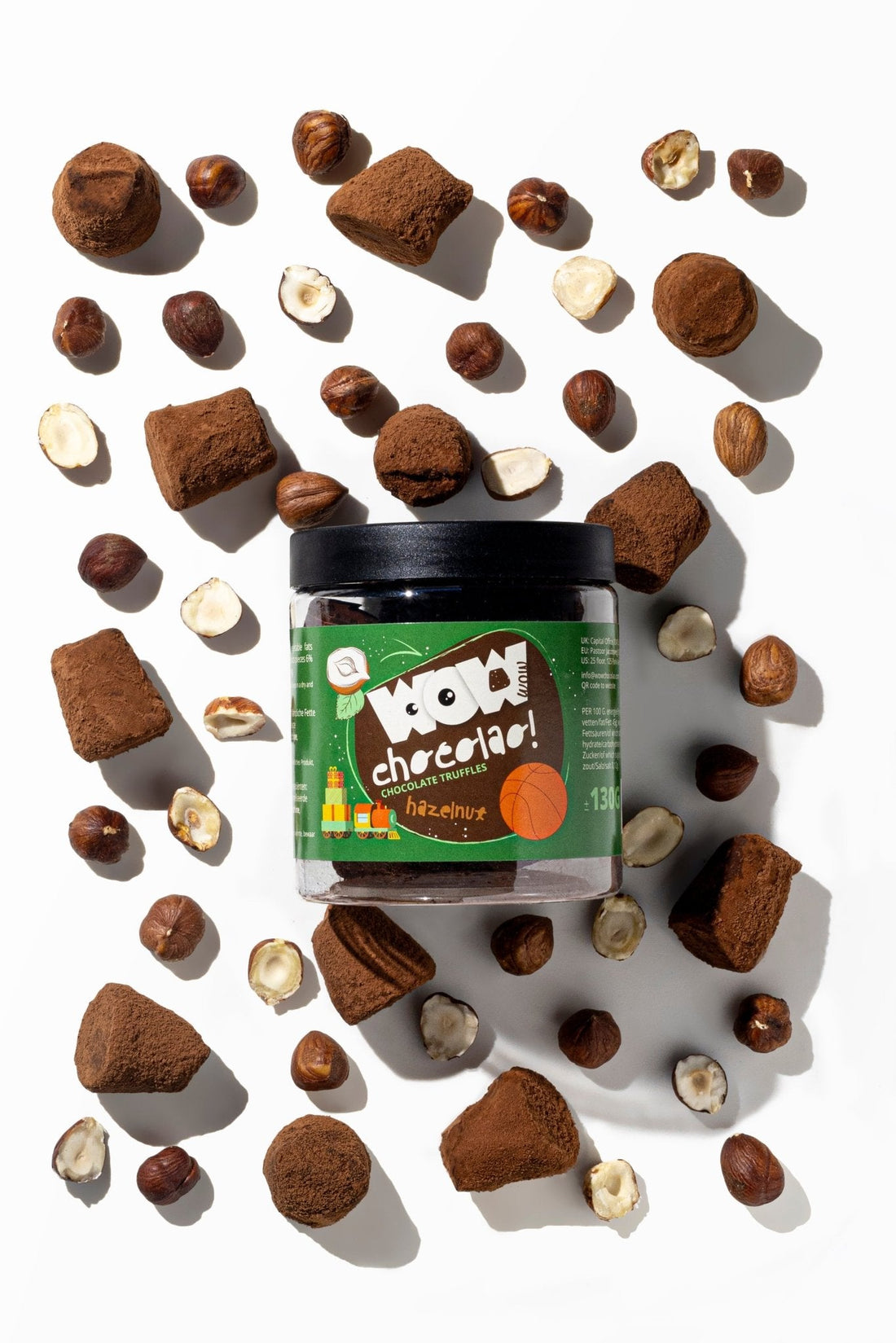 Hazelnut Father’s Day Truffles Gift Jar 130g | Gourmet Gift Chocolate