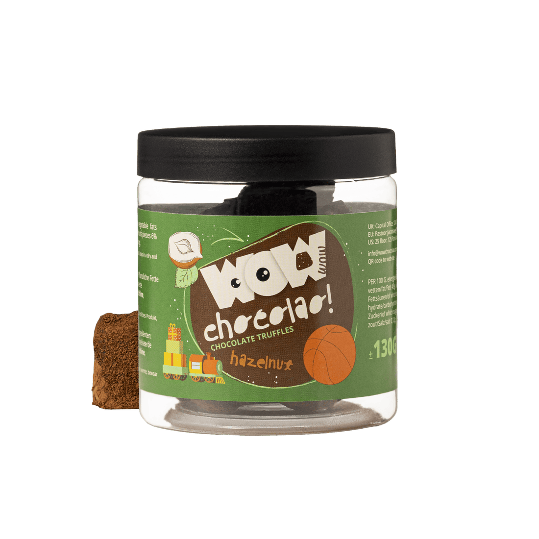 Hazelnut Father’s Day Truffles Gift Jar 130g | Gourmet Gift Chocolate