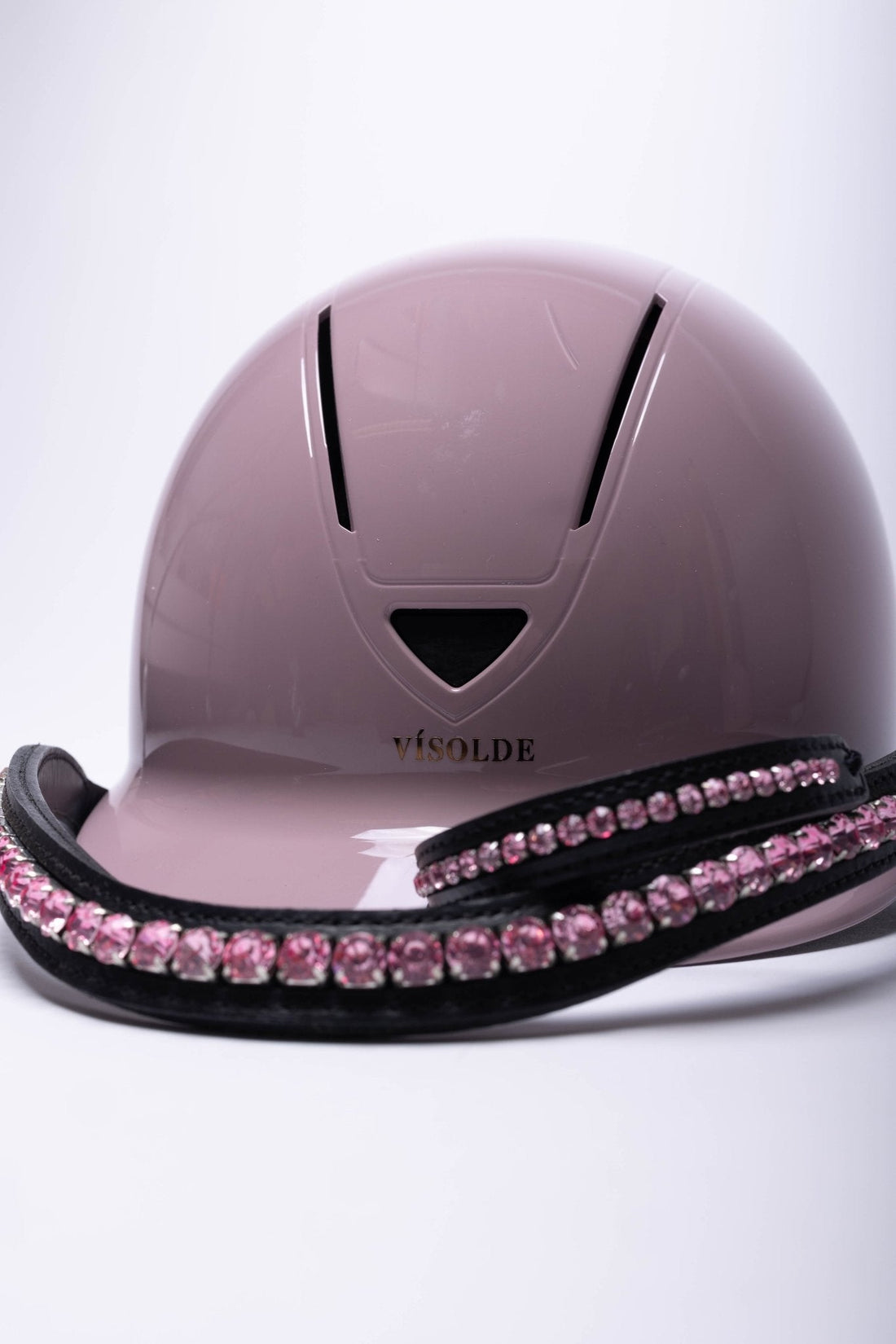 Schaal paardrijhelm Roségoud