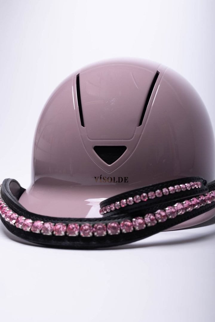 Schaal paardrijhelm Roségoud