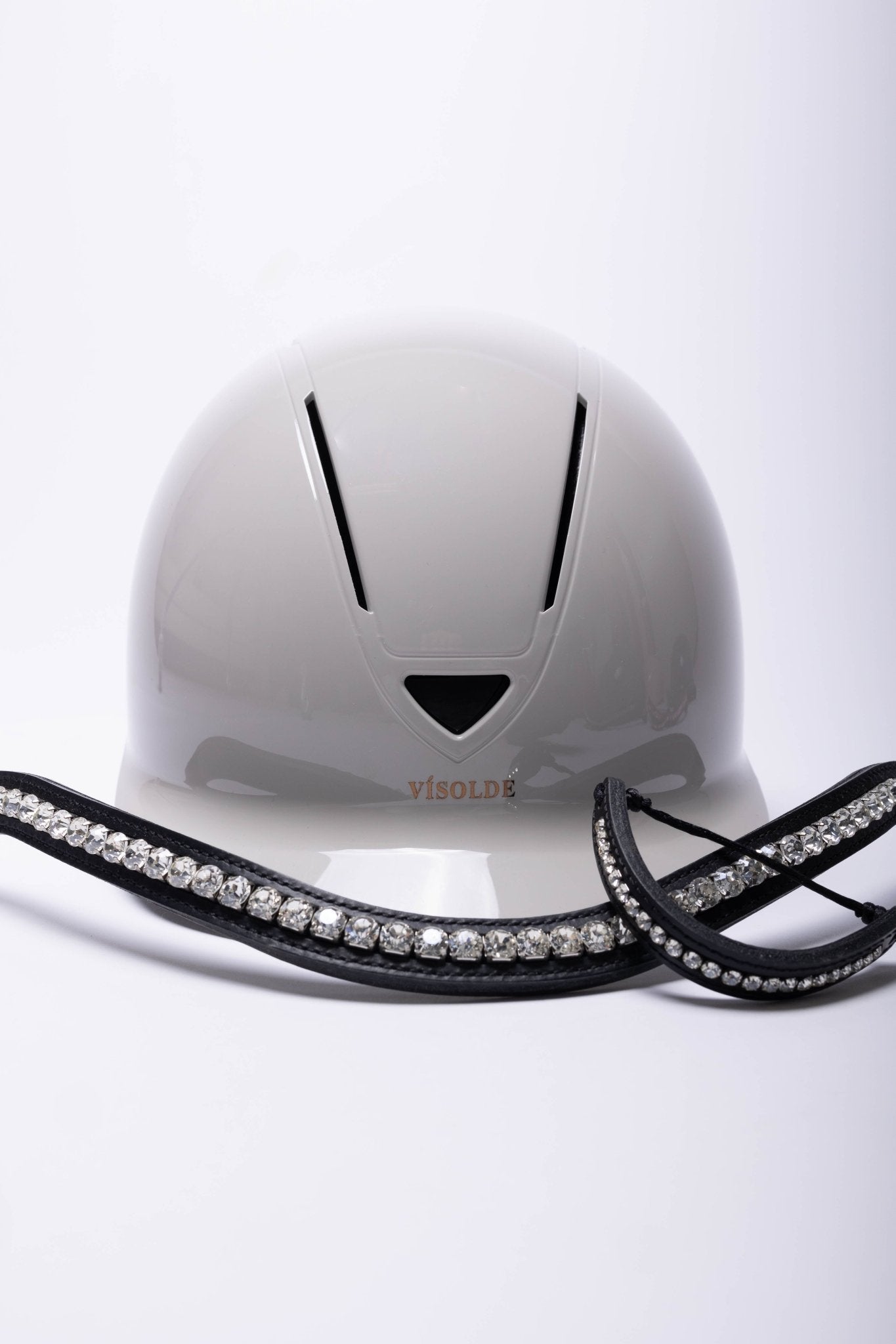 Schaal paardrijhelm Ivoor