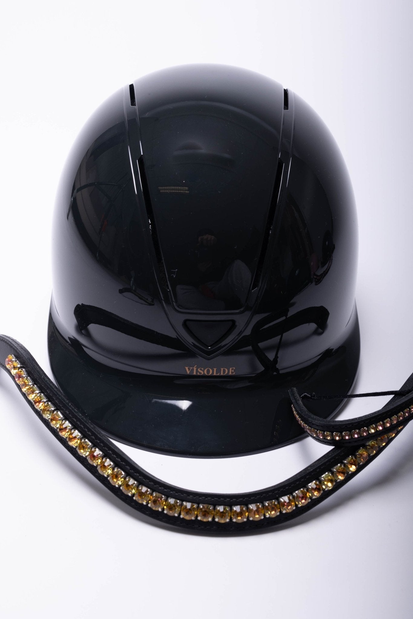 Schaal paardrijhelm Zwart