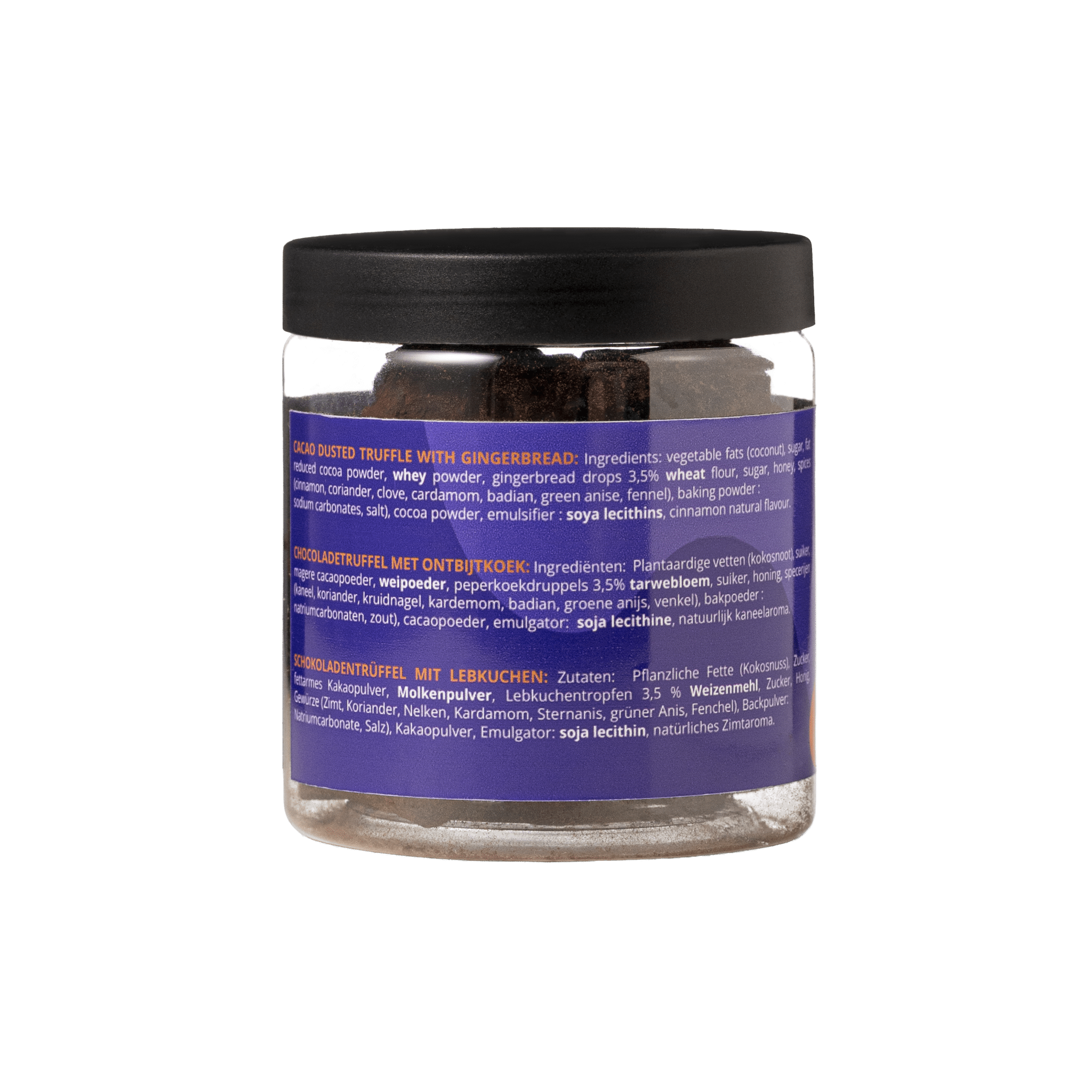 Jack The Lantern Pumpkin Pie Truffles Gift Jar 130g | Halloween Chocolate