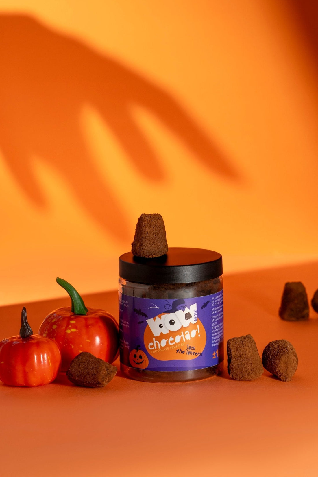 Jack The Lantern Pumpkin Pie Truffles Gift Jar 130g | Halloween Chocolate