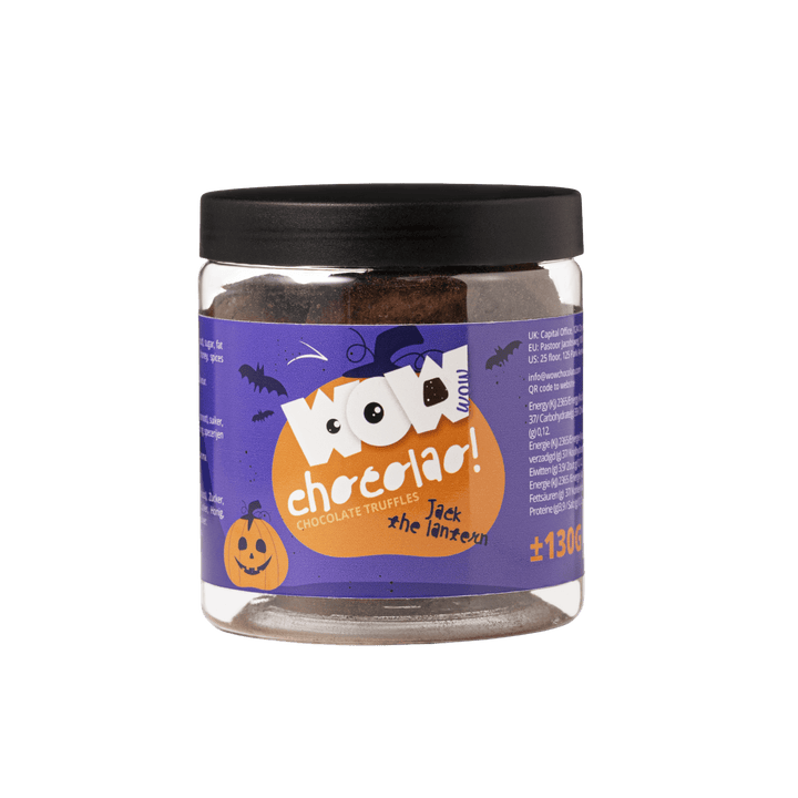 Jack The Lantern Pumpkin Pie Truffles Gift Jar 130g | Halloween Chocolate