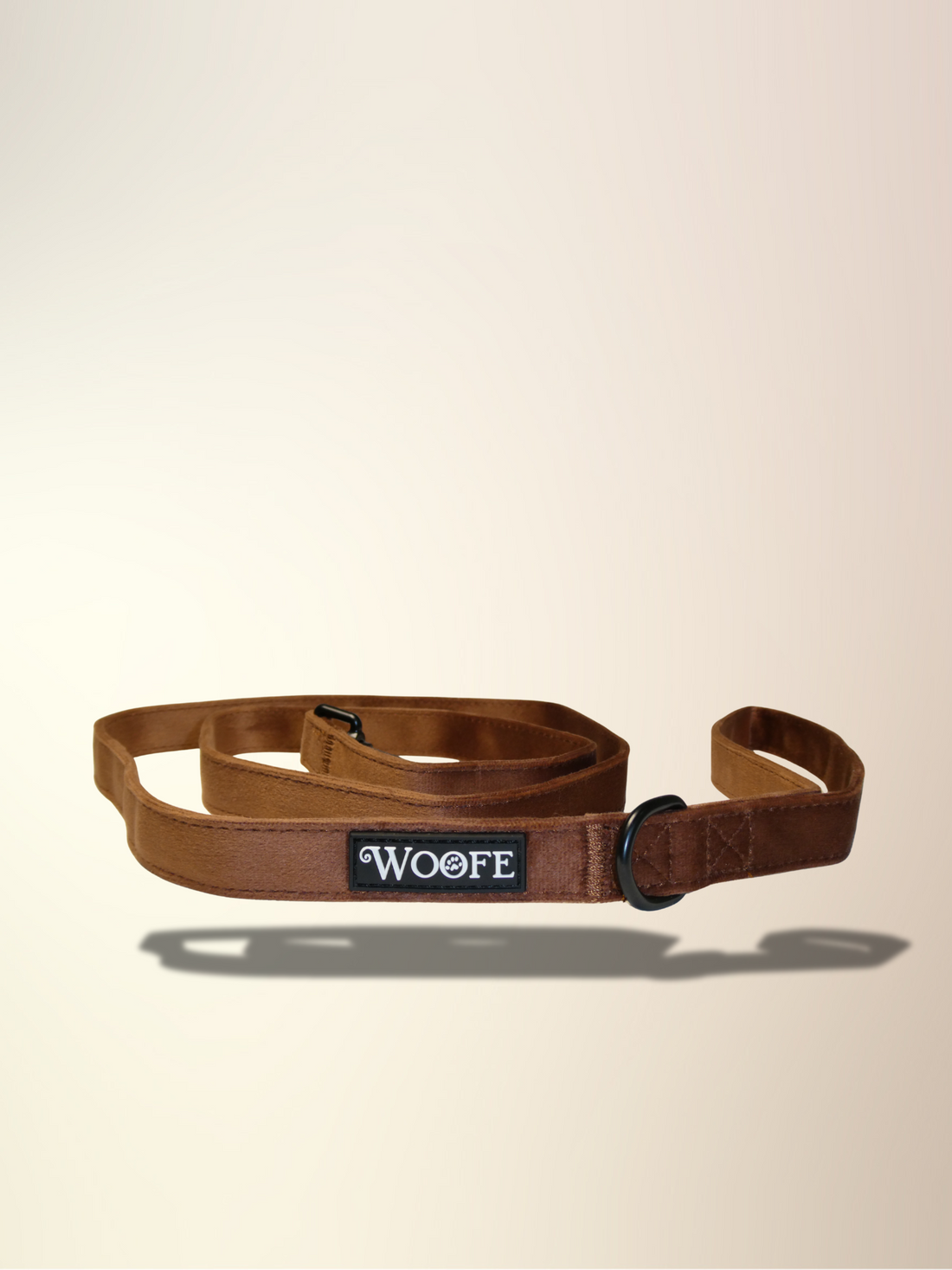 Brown Velvet Leash