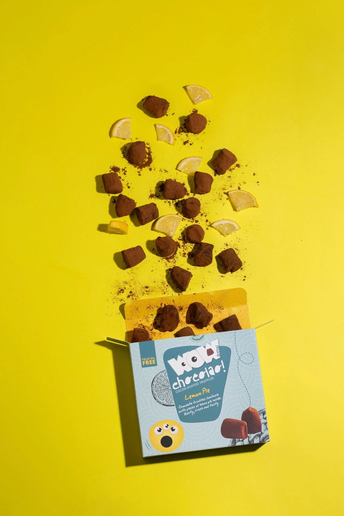 Lemon Pie Chocolate Truffles XL Box 250g | Crunchy Lemon Chocolate