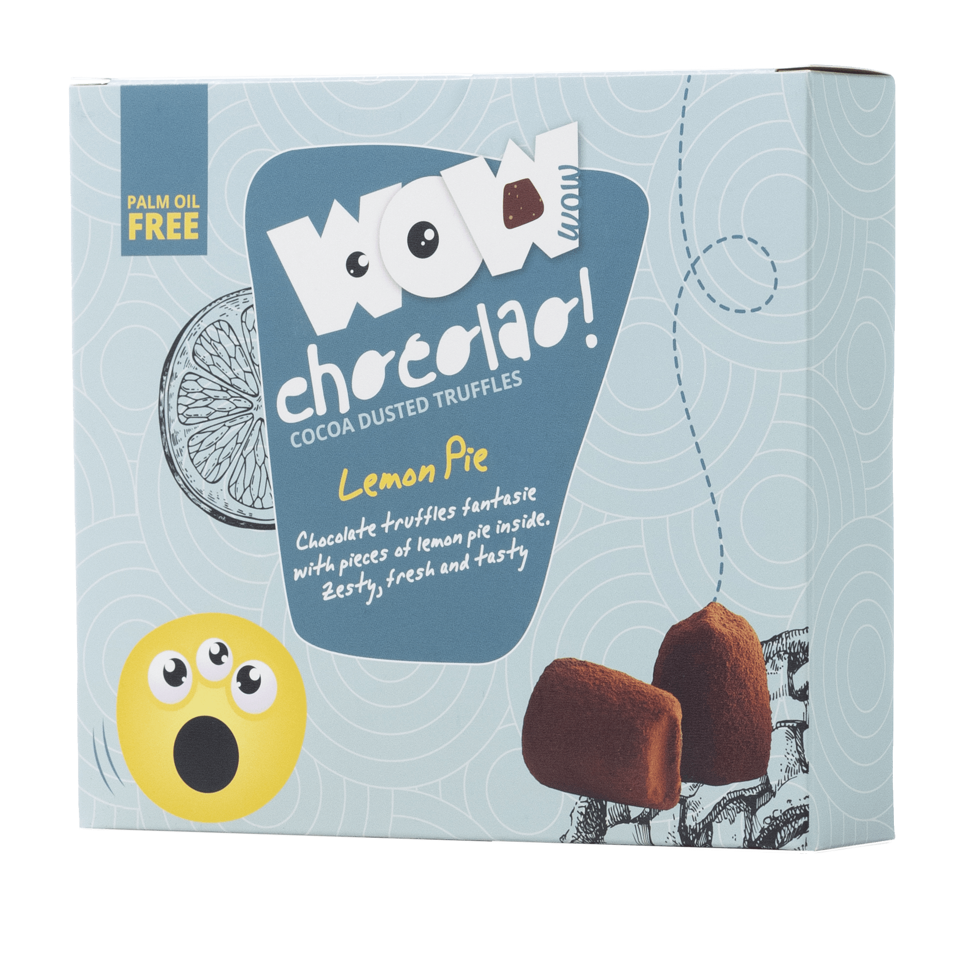 Lemon Pie Chocolate Truffles XL Box 250g | Crunchy Lemon Chocolate