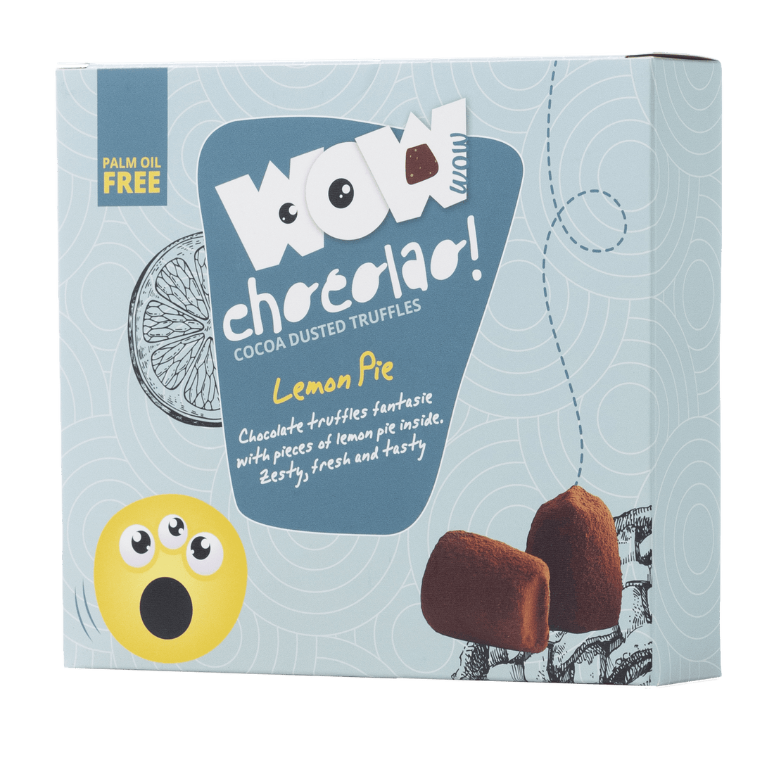 Lemon Pie Chocolate Truffles XL Box 250g | Crunchy Lemon Chocolate
