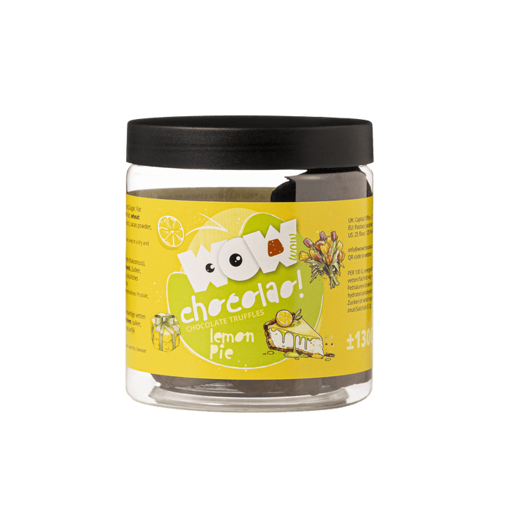 Lemon Pie Mother’s Day Truffles Gift Jar 130g | Floral Chocolate Gift
