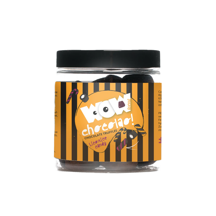 Liquorice Chocolate Truffles - 130g Gifting jar - Goat Corp