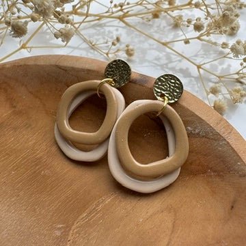 Linked Loops Oorbellen