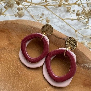 Linked Loops Oorbellen