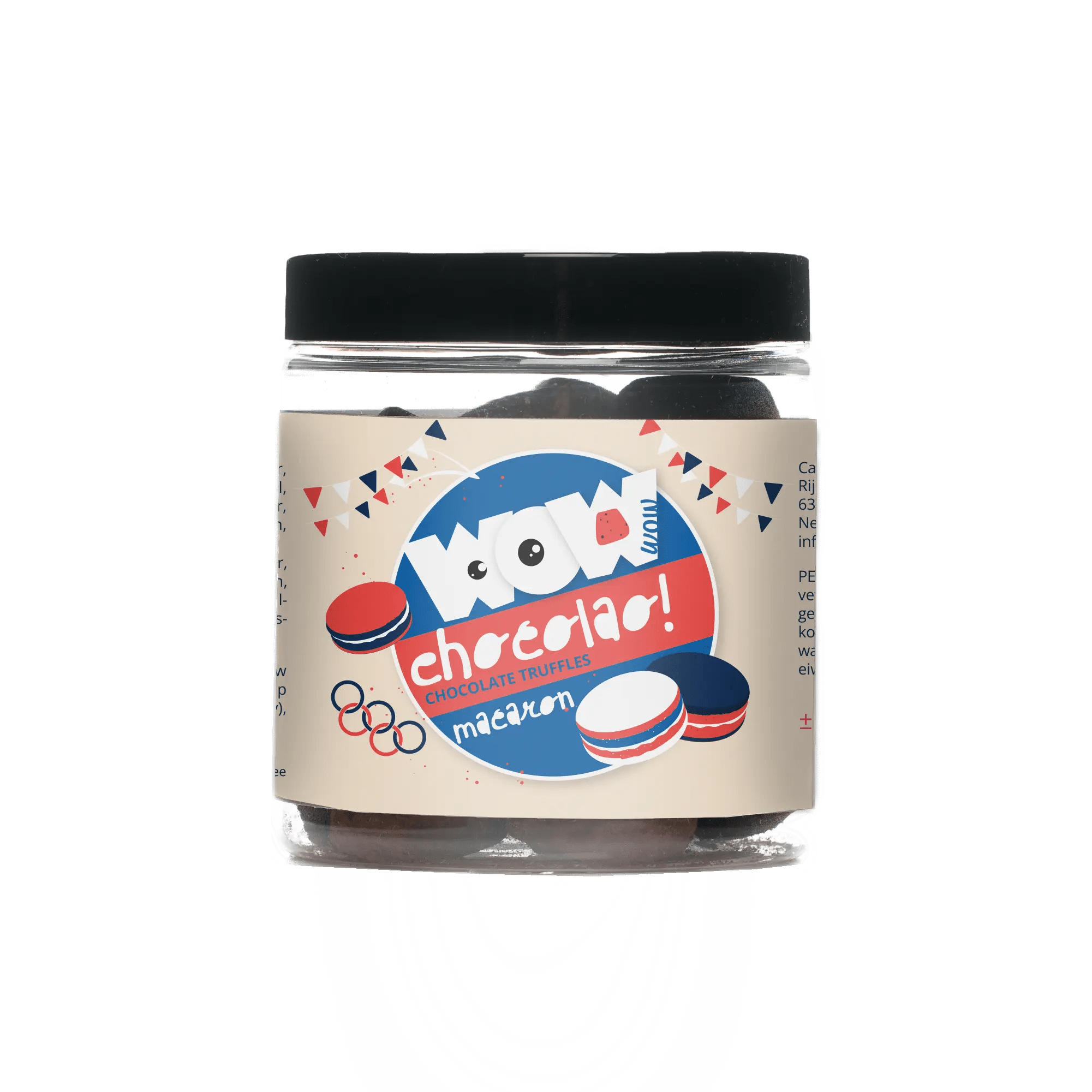 Macaron Chocolate Truffles - Olympics 2024 - Gifting jar 130g