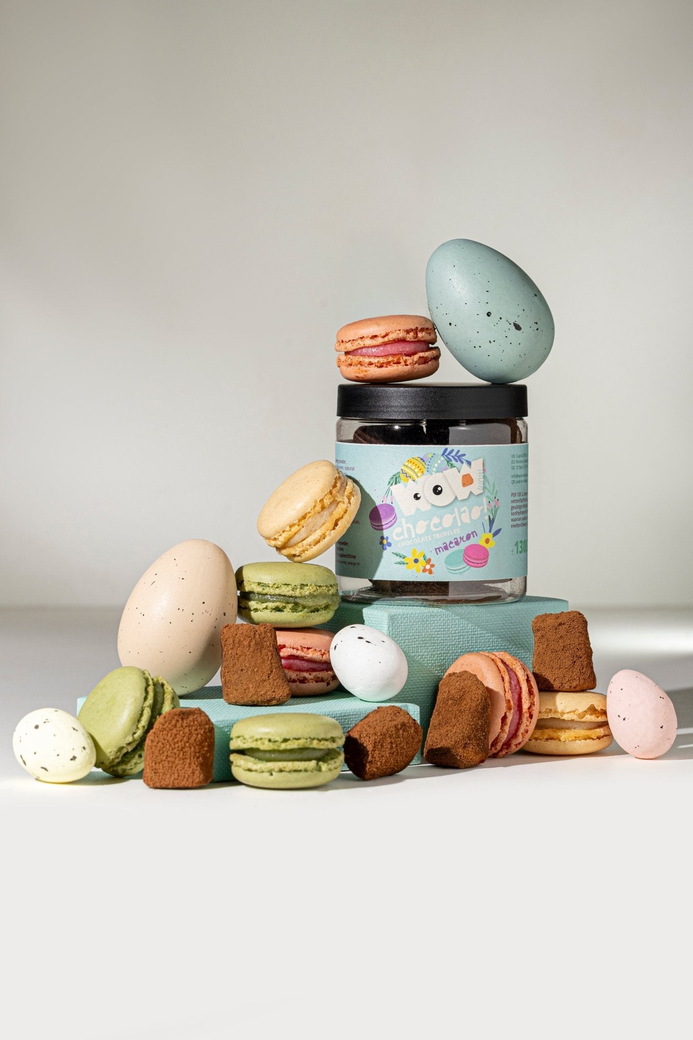 Macaron - Easter Chocolate Truffles - Gifting jar 130g