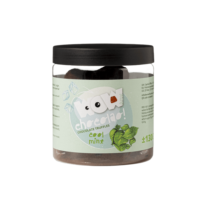Mint Chocolate Truffles Gift Jar 130g | Refreshing Mint Chocolate