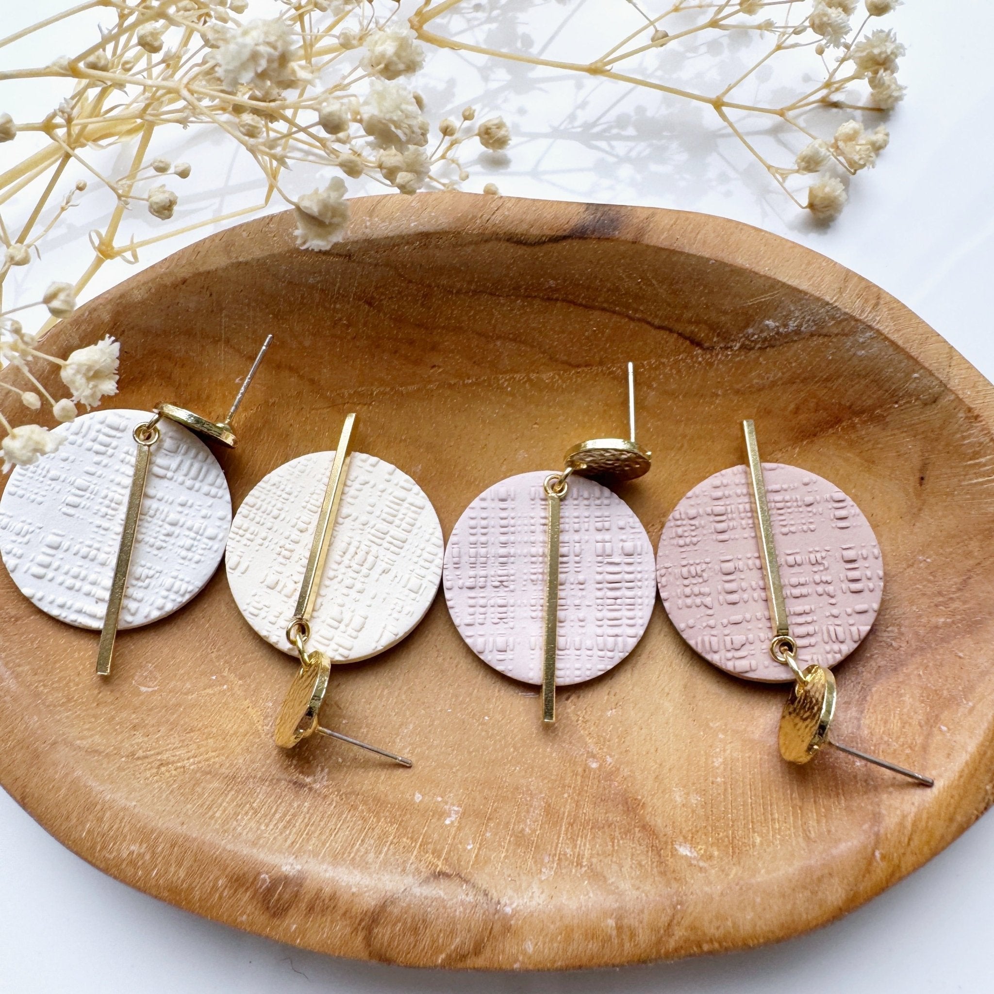 Modern Disc Oorbellen