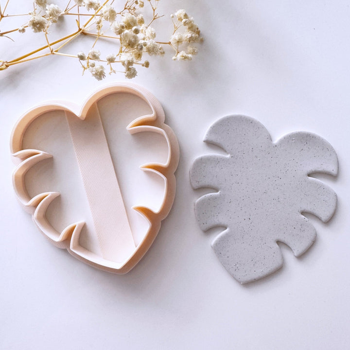 Monstera Blad Trinket Dish Cutter - Goat Corp