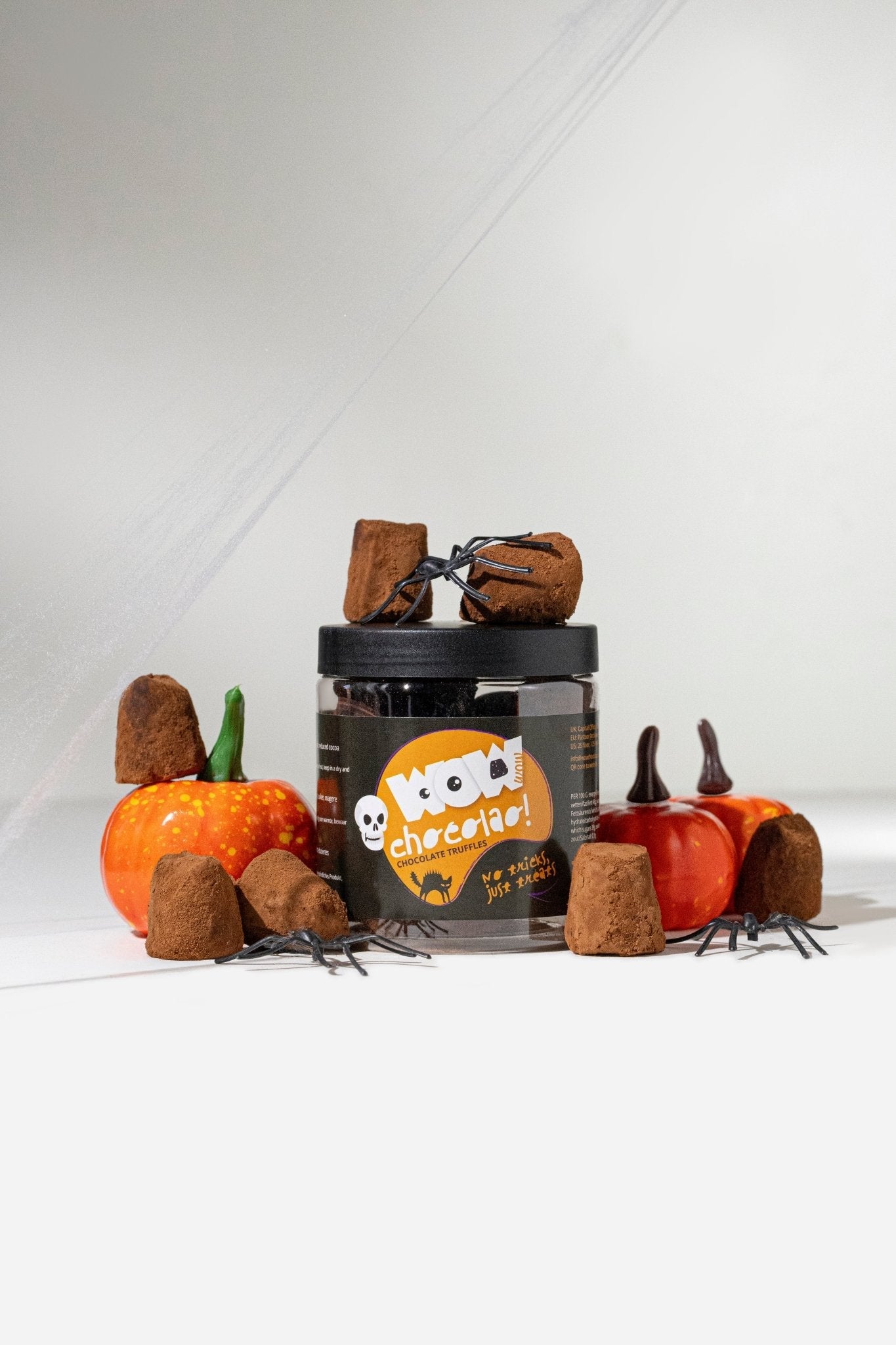 No Tricks Just Treats Truffles Gift Jar 130g | Halloween Chocolate