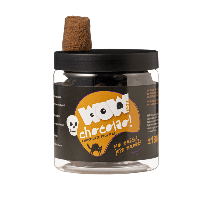 No Tricks Just Treats Truffles Gift Jar 130g | Halloween Chocolate