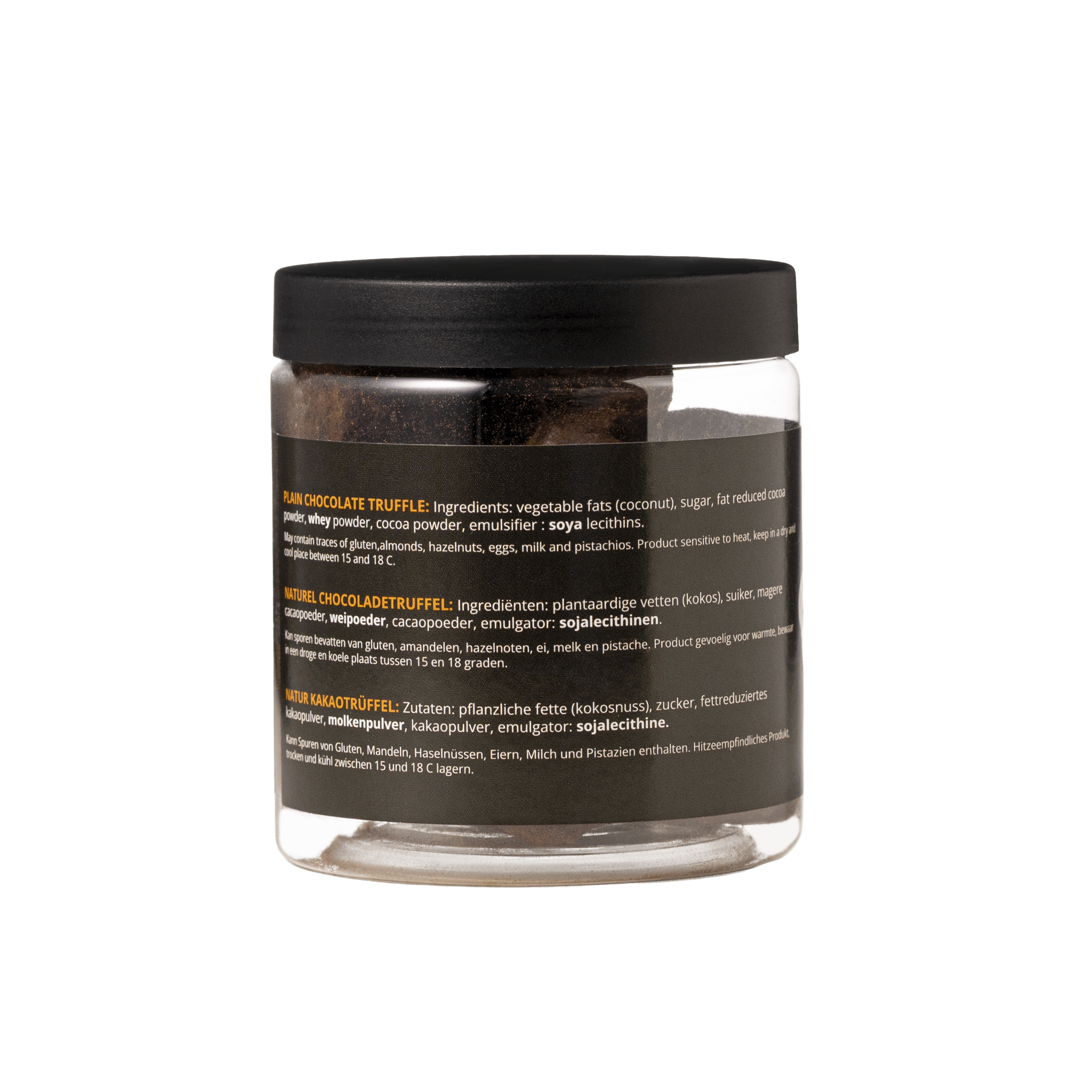 No Tricks Just Treats Truffles Gift Jar 130g | Halloween Chocolate