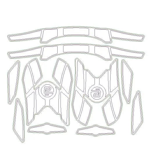 Replacement pads 2.0 for Omega Aero helmet