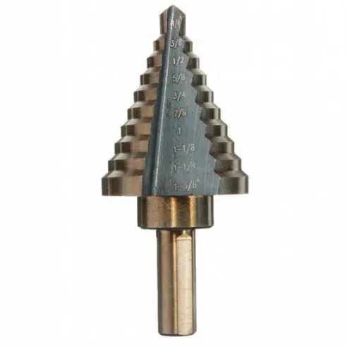 Onex Titanium Coated Stappenboor Set 5-Delig – In Metalen Koffer