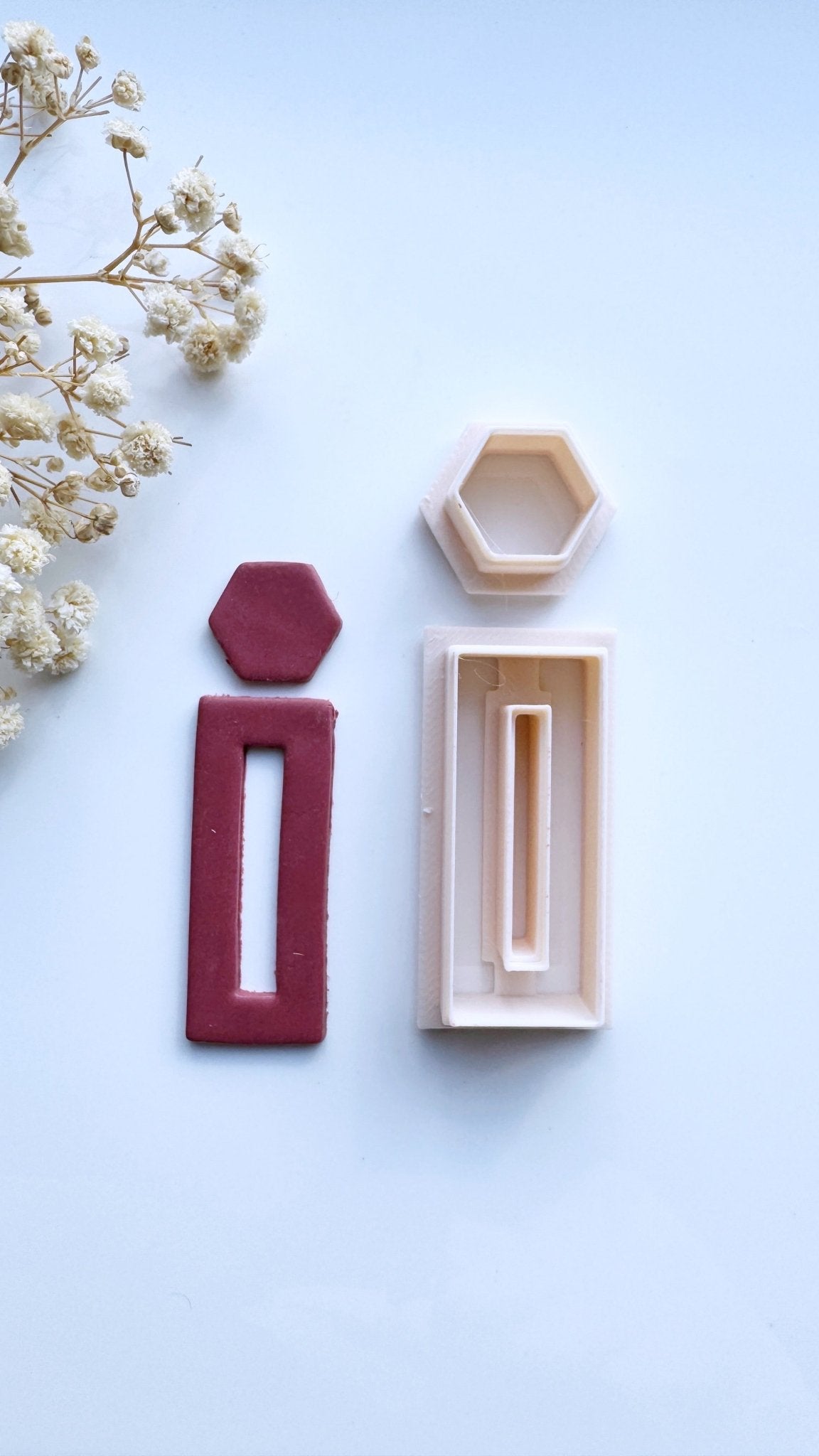 Open rectangle and hexagon stud cutter - Goat Corp
