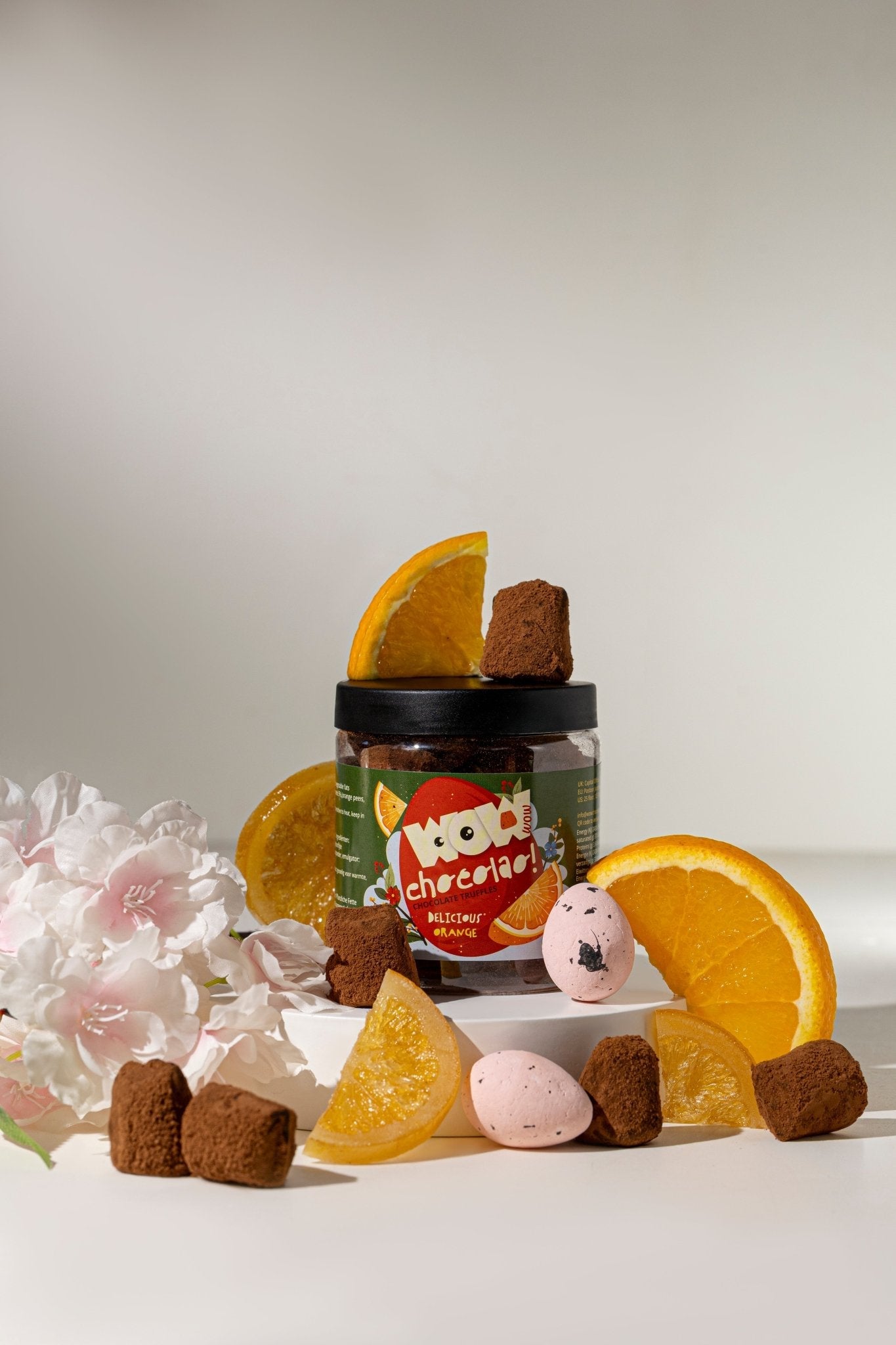 Orange - Easter Chocolate Truffles - Gifting jar 130g