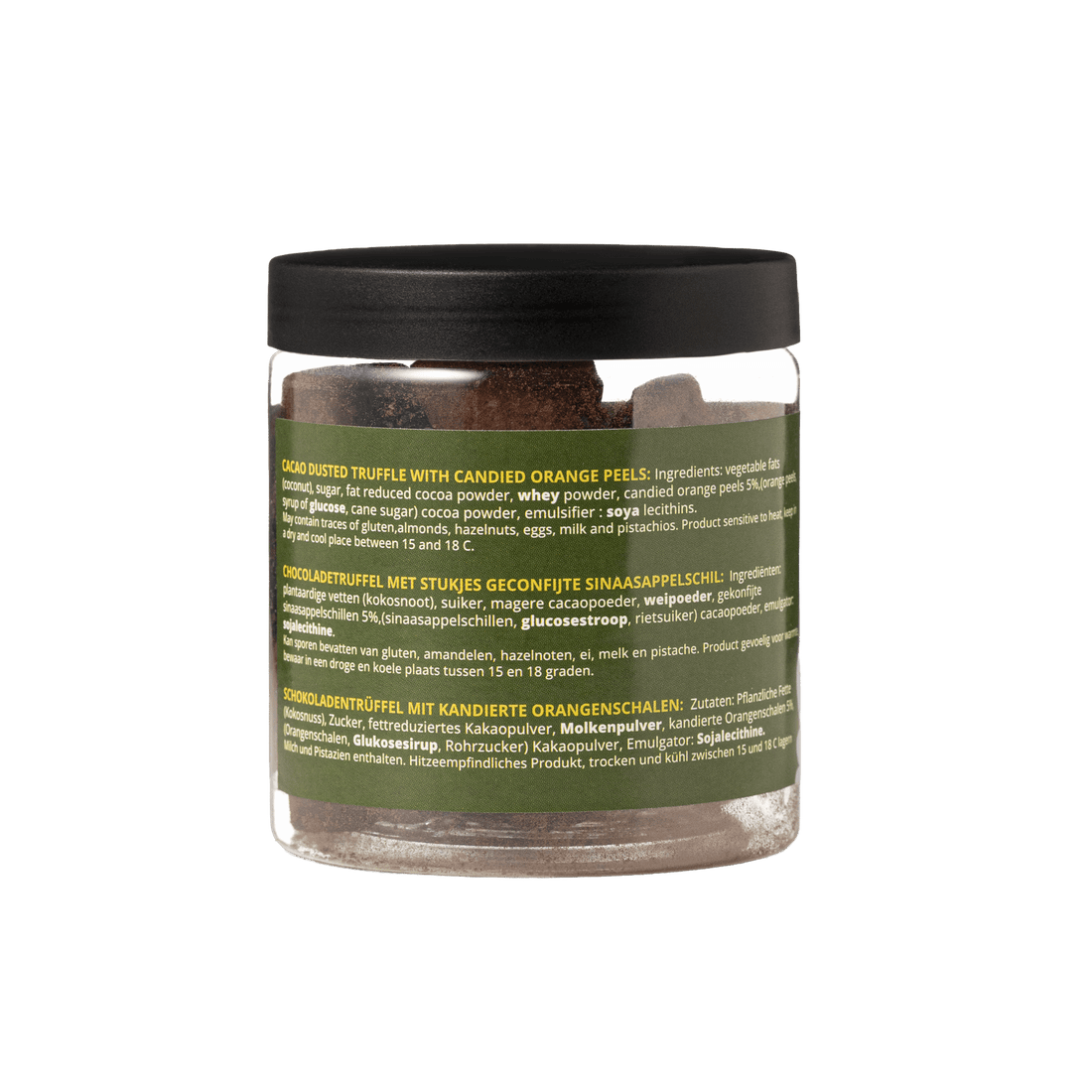 Orange - Easter Chocolate Truffles - Gifting jar 130g