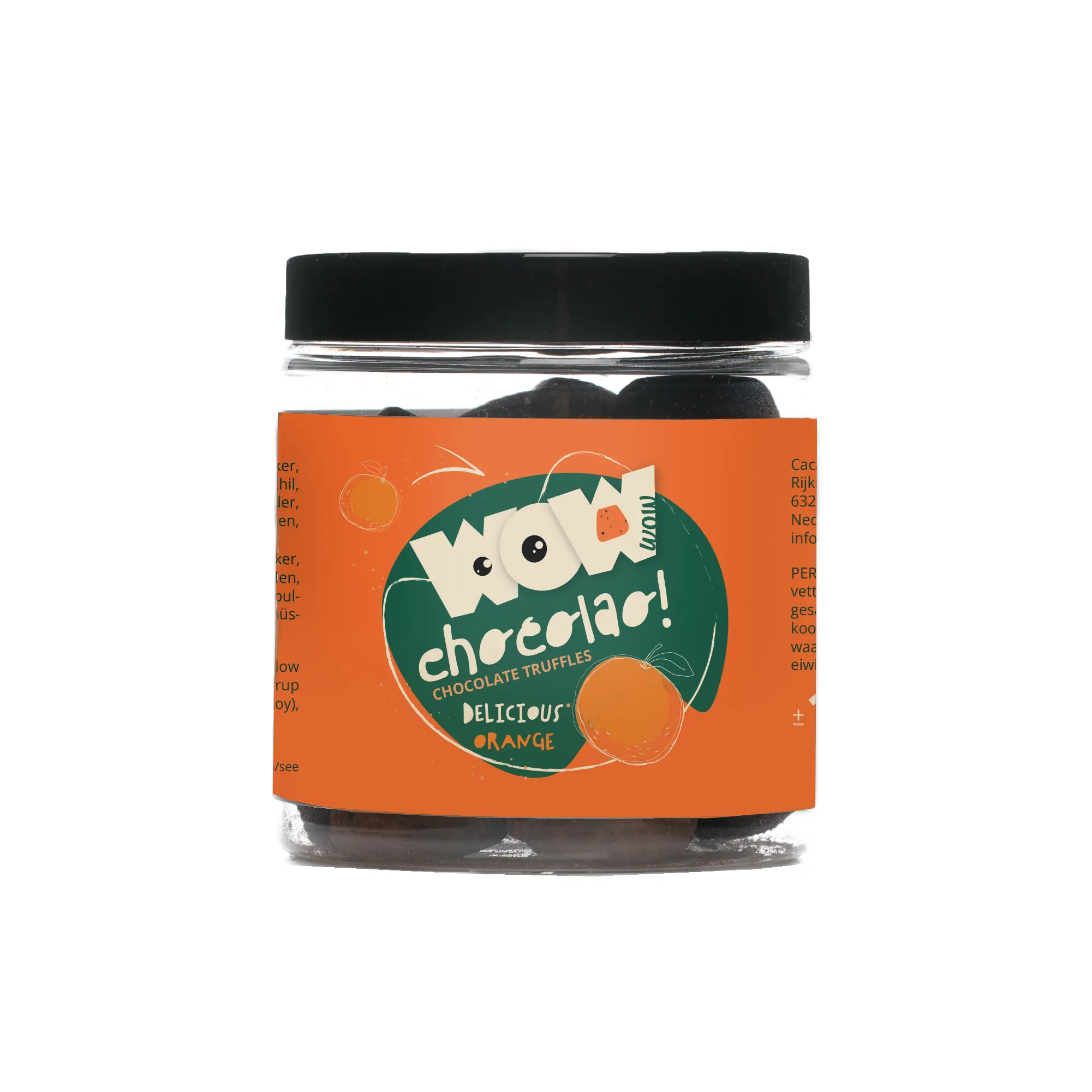 Confit Orange Chocolate Truffles - Gifting jar 130g - Goat Corp