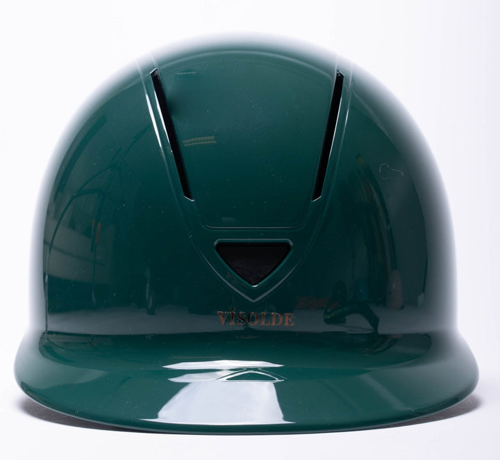 Schaal paardrijhelm Donkergroen