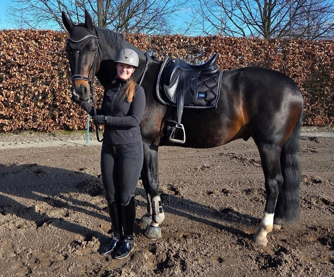 Schaal paardrijhelm Taupe