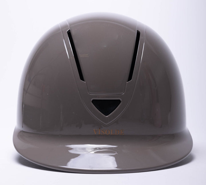Schaal paardrijhelm Taupe