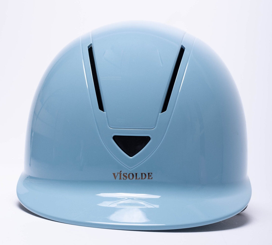 Schaal paardrijhelm Turquoise