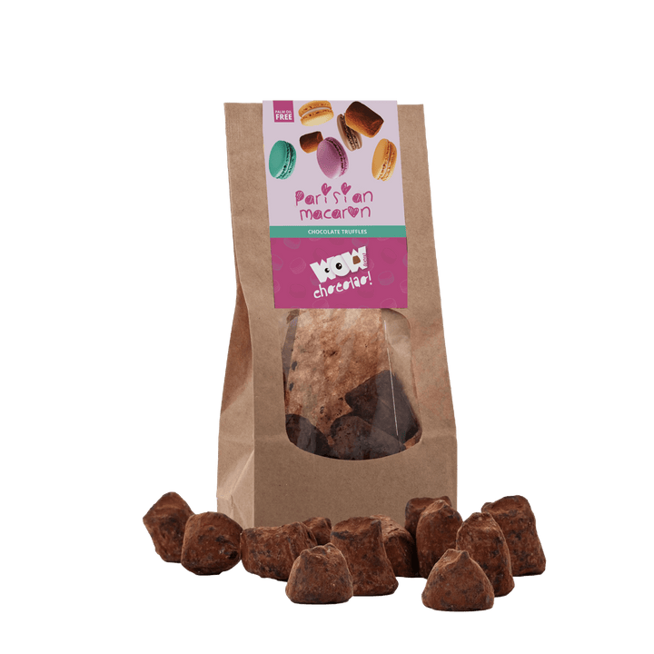 Parisian Macaron Chocolate Truffles - Biodegradable bag 130g