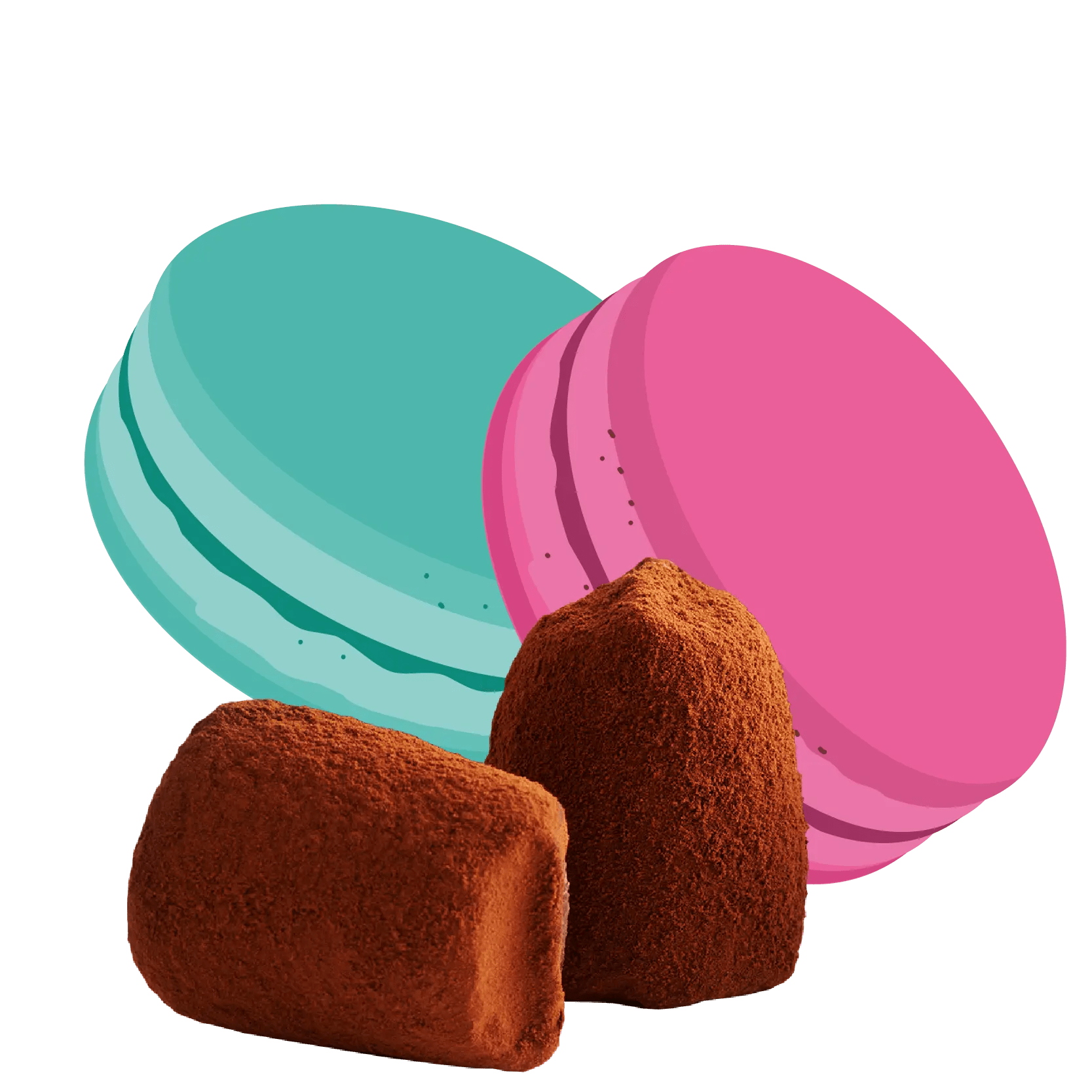 Parisian Macaron Chocolate Truffles - Bulk