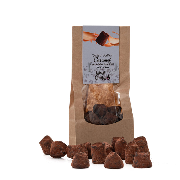 Salted Caramel Chocolate Truffles - Biodegradable bags 130g - Goat Corp