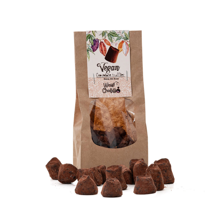Vegan Chocolate Truffles - Biodegradable bag 130g - Goat Corp