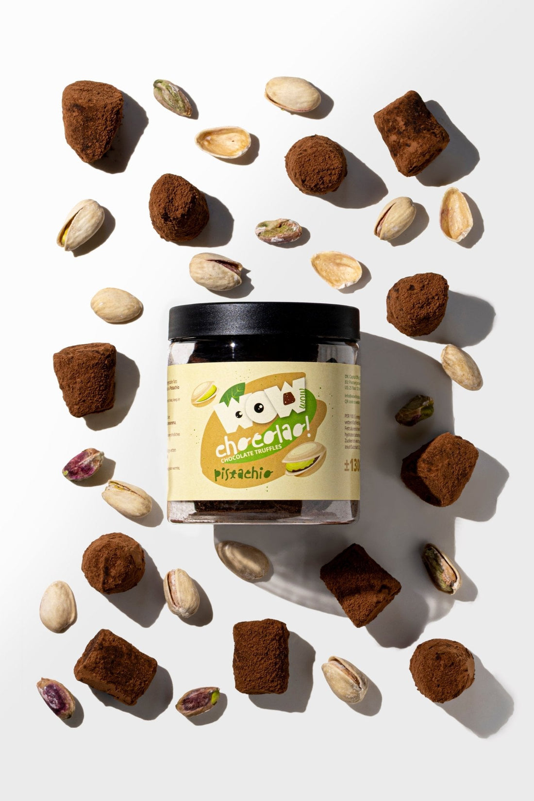 Pistachio Chocolate Truffles - 130g Gifting Jar