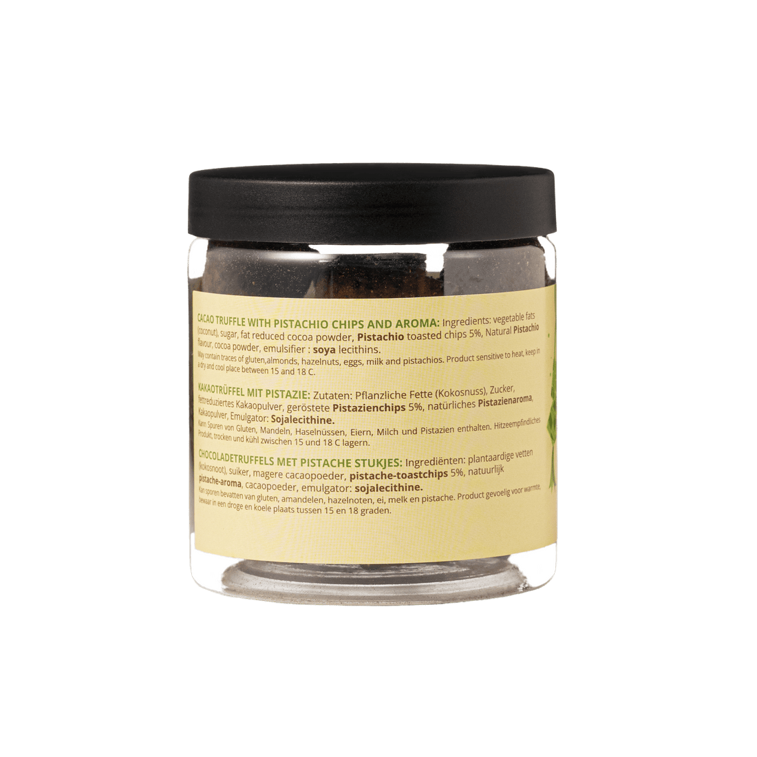 Pistachio Eid Chocolate Truffles Gift Jar 130g | Festive Luxury Chocolate