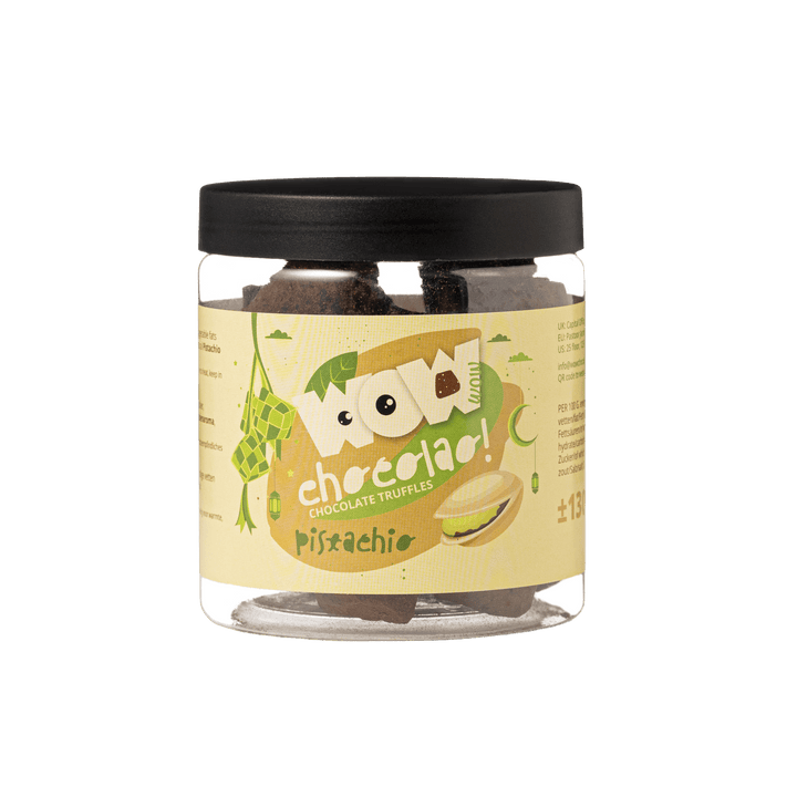 Pistachio Eid Chocolate Truffles Gift Jar 130g | Festive Luxury Chocolate