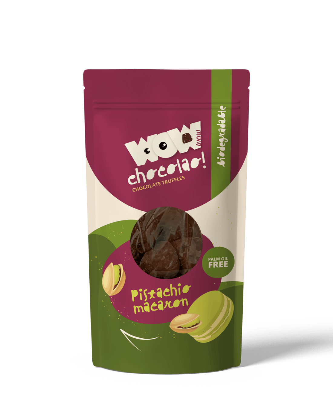Pistachio Macaron - 200g Biodegradable bag