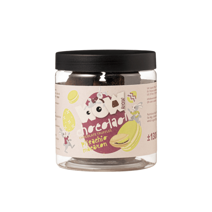 Pistachio Macaroon Chocolate Truffles - 130g Easter Gifting Jar