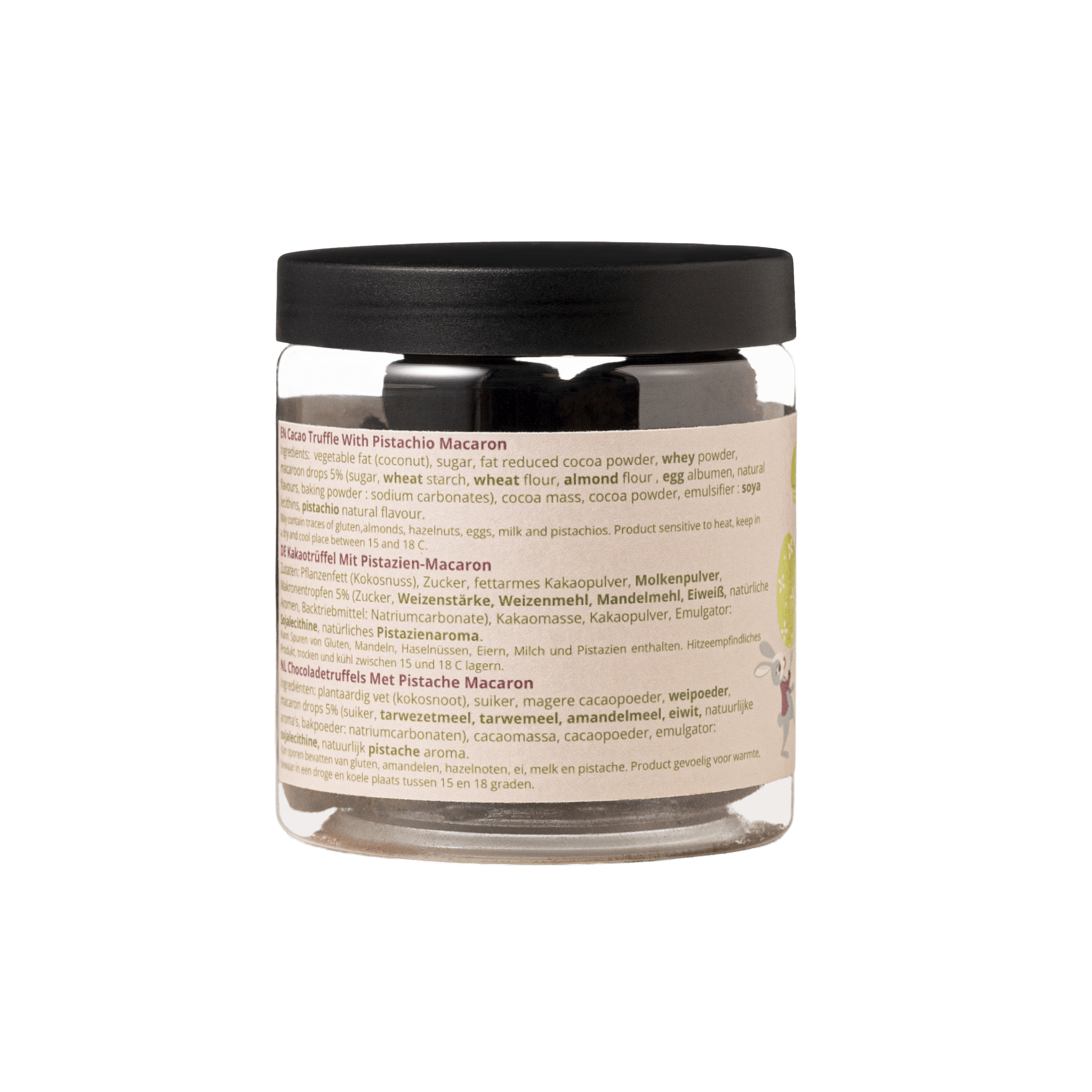Pistachio Macaroon Chocolate Truffles - 130g Easter Gifting Jar