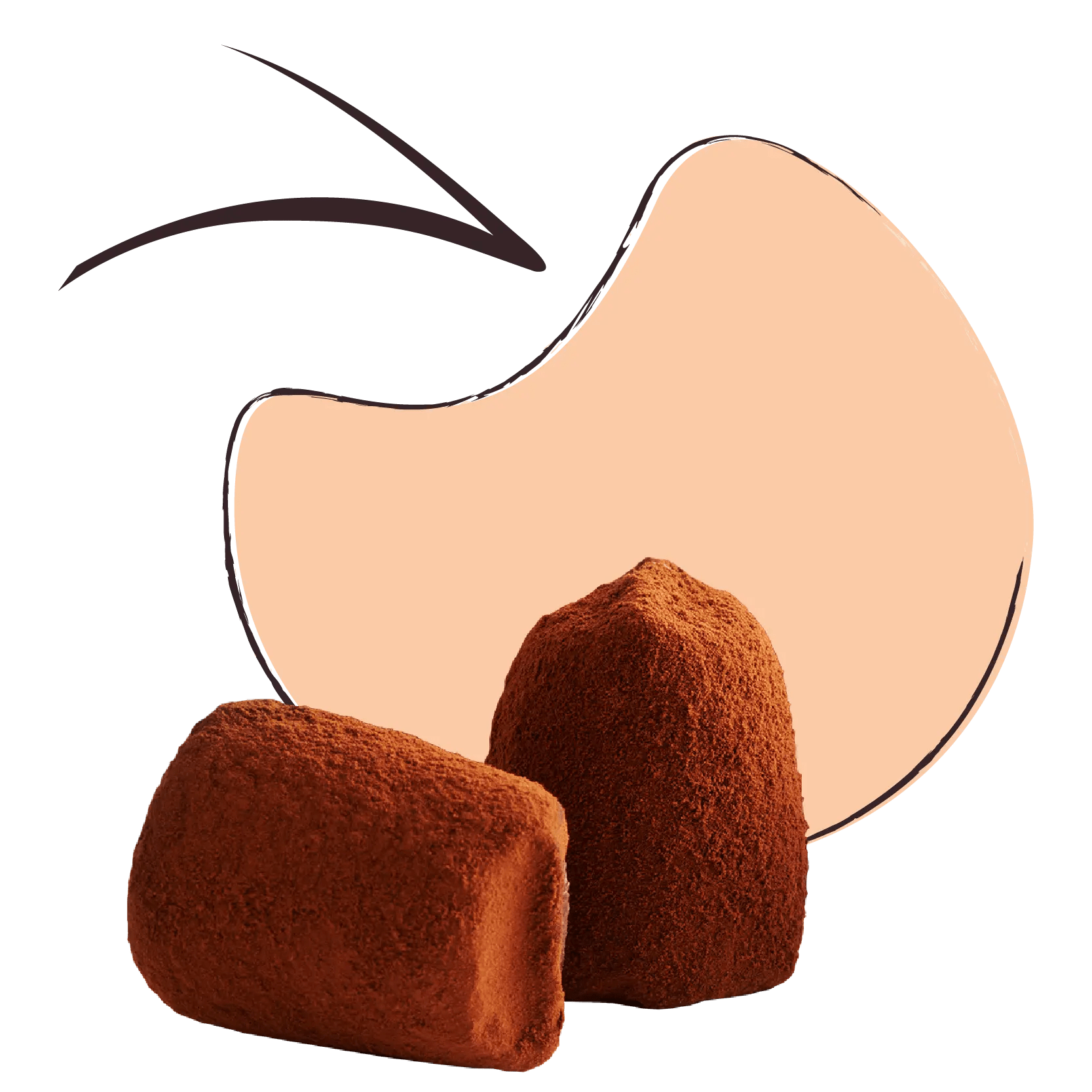 Plain Chocolate Truffles - bulk