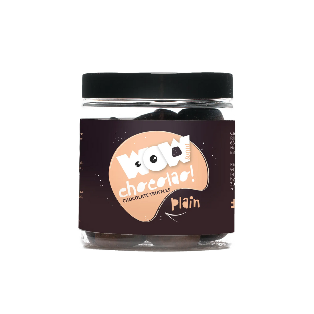 Plain Chocolate Truffles - Gifting jar 130g - Goat Corp