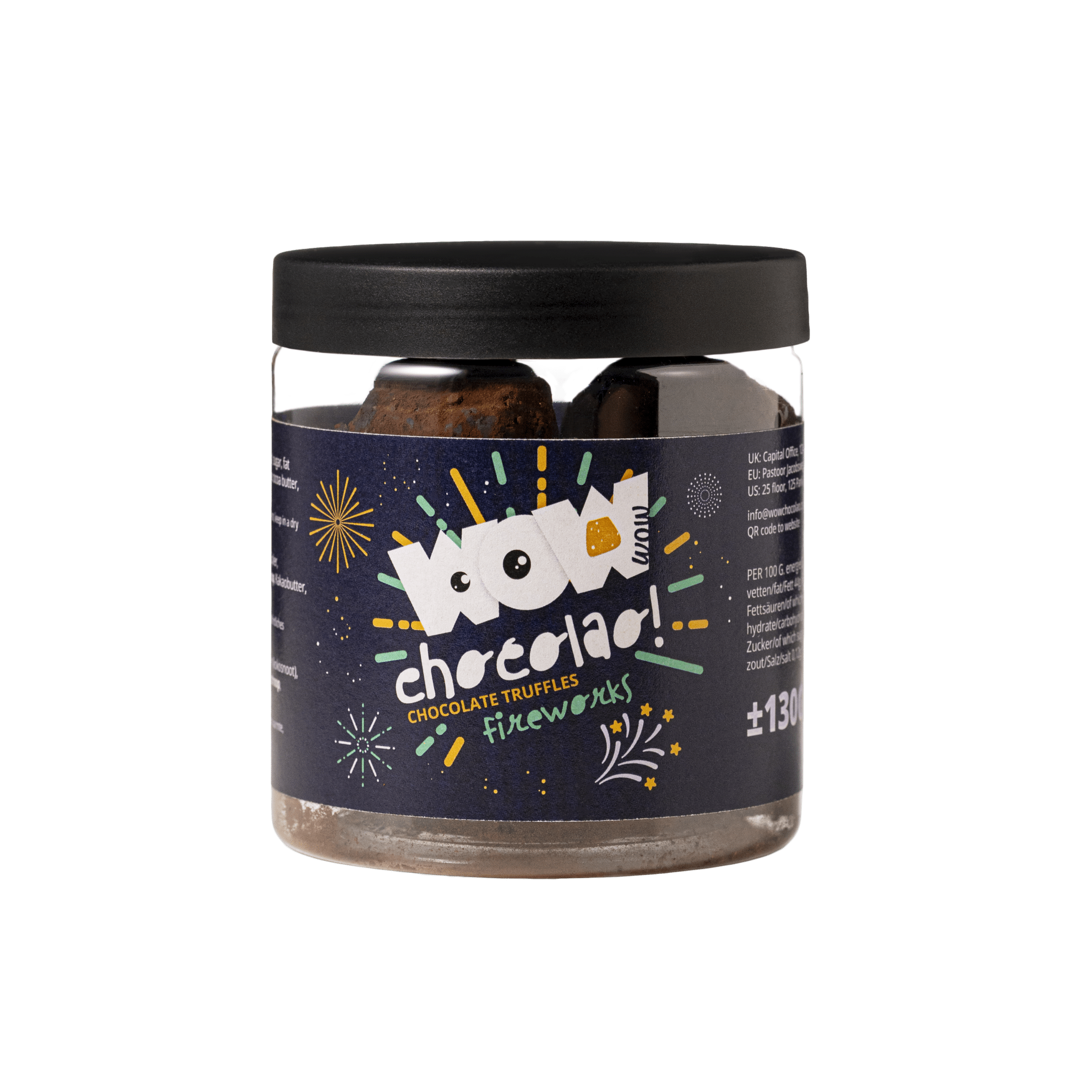 Popping Candy - New year chocolate truffles - Gifting jar 130g